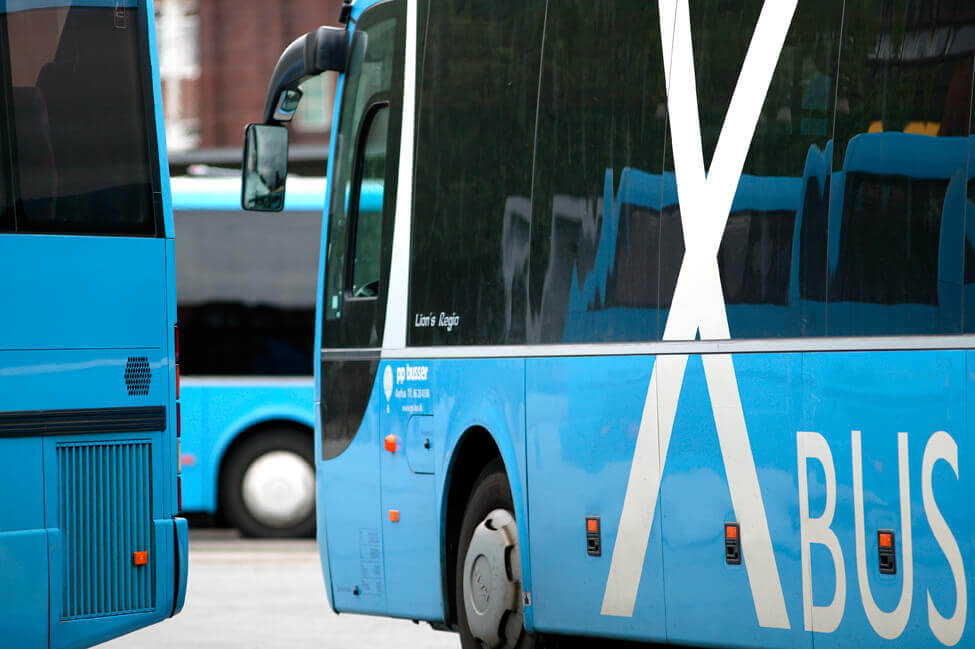 Aarhus Airport - X-bus, tag bussen direkte til Lufthavnen